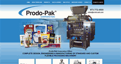 Desktop Screenshot of prodo-pak.com